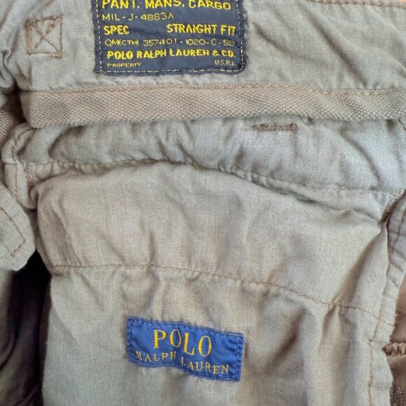 Polo Ralph Lauren Cargo Straight Fit Pima Pants 38/32 - Picture 10 of 10